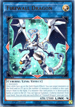 Firewall Dragon [MGED-EN141] Rare 1st Edition - Yugioh - Image 1