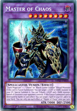 Master of Chaos - MP23-EN018 - Prismatic Secret Rare - 1st Edition Yugioh - Image 1