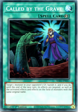 Called by the Grave - RA01-EN057 - Super Rare - 1st Edition - Yugioh - Image 1