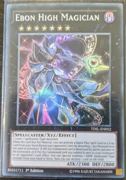 YuGiOh Ebon High Magician Super Rare 1st Edition TDIL-EN052 NM - Image 1