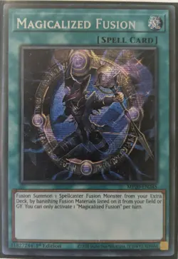 YuGiOh Magicalized Fusion Prismatic Secret Rare 1st Edition MP20-EN245 NM - Image 1