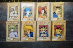 Yugioh Bandai character card 8 complete set Japanese Vintage Card 1998-1999 - Image 1