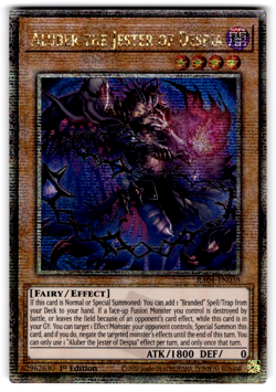 YUGIOH ALUBER THE JESTER OF DESPIA QUARTER CENTURY SECRET RARE NM RA04-EN038 - Image 1