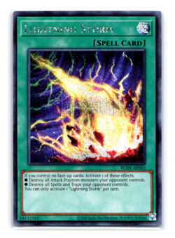 Lightning Storm - RC04-AE062 - Secret Rare Yugioh - Image 1