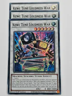 Yu Gi Oh - 3x PHRE-EN038 Kewl Tune Loudness War - Super Rare - Image 1