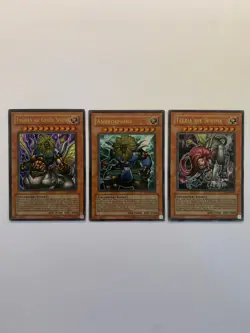 3x Yugioh Karten: Sphinxen (EP1-DE001/02/03) - Ultra Rare, Promo - Image 1