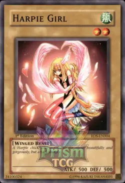 1st Ed Harpie Girl RDS-EN004 Yugioh - Image 1