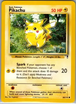 Pikachu 086/110 Non Holo Legendary Collection - Pokemon Card - NM - Image 1