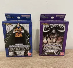 One Piece Card Game -Sealed Super Pre-Release Starter Decks - ST03 and ST04 only - Image 1