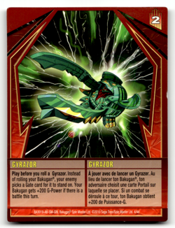 Bakugan Card - Gyrazor - Ability - Gundalian Invaders - Image 1