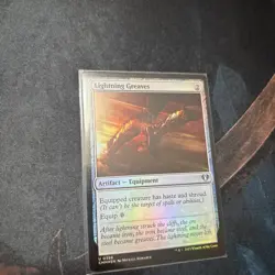 Mtg FOIL Lightning Greaves - Commander Masters + Bonus Foils - Image 4
