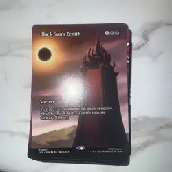 BLACK SUN'S ZENITH mtg NM-M The Last Airbender Eternal 1 Mythic Borderless - Image 1