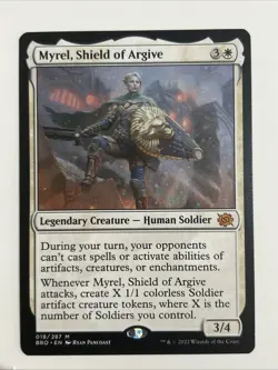 Myrel, Shield Of The Argive - The Brother's War - Near Mint - MTG - Image 1