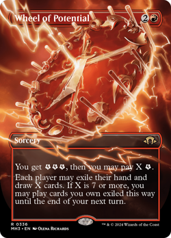 MTG - Wheel of Potential (Borderless) [Modern Horizons 3] - Image 1