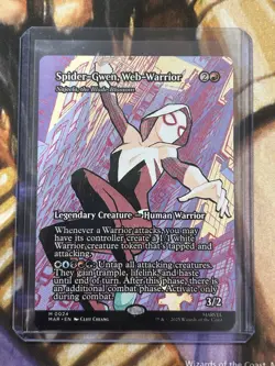 Spider-Gwen Web-Warrior #0024 (Borderless) Najeela MTG Spider-Man Regular - NM/M - Image 3