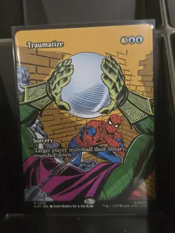 Traumatize - 0015 - M - Borderless - Non-Foil - Spider-Man - MTG - NM/M - Image 1
