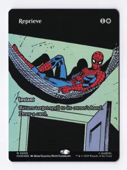 Reprieve (Borderless) (Foil) MTG Spider-Man Marvel Universe Eternal-Legal (MAR) - Image 1