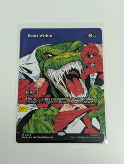 Beast Within (Borderless) Marvel Universe Eternal-Legal Regular Magic MTG - Image 1