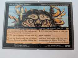 B.F.M. (BIG FURRY MONSTER) UNGLUED MTG NM Free shipping with tracking - Image 1