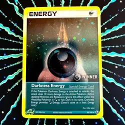 Darkness Energy (Cosmos Holo Winner Stamp) Pokemon EX Ruby & Sapphire #93 2003 - Image 1