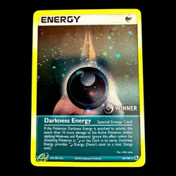 Darkness Energy (Cosmos Holo Winner Stamp) Pokemon EX Ruby & Sapphire #93 2003 - Image 2