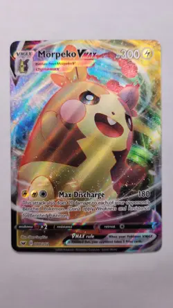 Morpeko Vmax 080/202 Sword & Shield- Ultra Rare Full Art Pokemon Card - Image 1