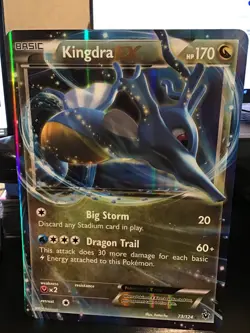 Kingdra EX 73/124 Pokemon Fates Collide Jumbo - Image 1