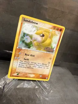 Pokemon TCG Sandshrew 74/109 Team Rocket Returns Reverse Holo - Image 1