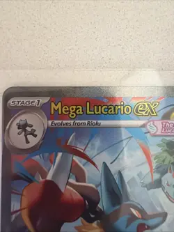 Mega Lucario EX Special Illustration Rare Pokemon TCG 179/132 Mint - Image 2