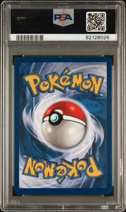 1999 POKEMON FOSSIL 1ST ED #4 DRAGONITE-HOLO PSA 8 - Image 2