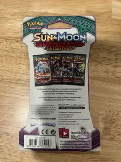Pokemon TCG - Sun and Moon Guardians Rising Booster Pack - Factory Sealed - Image 2