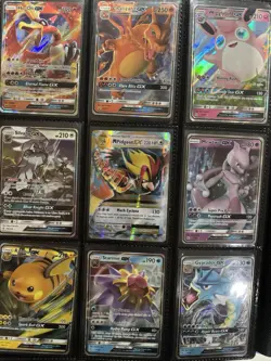 Pokemon Card Binder Collection EX GX VMAX TAG TEAM Full Art Ultra Rare Lot EN JP - Image 1