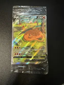 Pokemon TCG Charizard v SWSH260 Sword & Shield Promo Sealed - Image 1