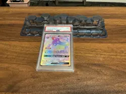 Pokemon Vileplume GX Cosmic Eclipse Secret Rare Full Art #250 PSA 9 Mint - Image 1