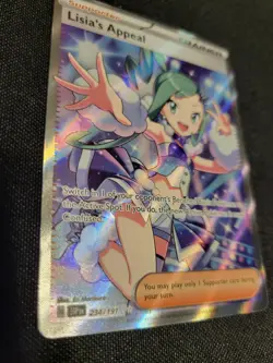 Lisia's Appeal 234/191SV08: Surging Sparks Ultra Rare Trainer NM Pokemon - Image 1