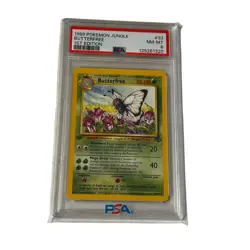 1999 PSA 8 Pokemon Jungle Butterfree 1st Edition #33 Graded - Image 1