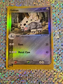 Lairon - 36/109 EX Ruby & Sapphire - Reverse Holo Pokemon Card- LP - Image 2