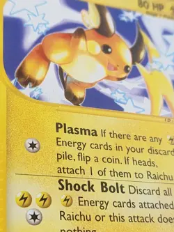 RAICHU 61/165 EXPEDITION E-Series Non Holo Rare Pokemon Card NM - Image 4