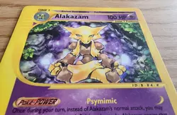 Pokemon TCG Alakazam Expedition Base Set 33/165 Regular Rare NM - Image 2