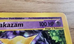 Pokemon TCG Alakazam Expedition Base Set 33/165 Regular Rare NM - Image 3