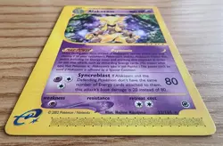 Pokemon TCG Alakazam Expedition Base Set 33/165 Regular Rare NM - Image 4
