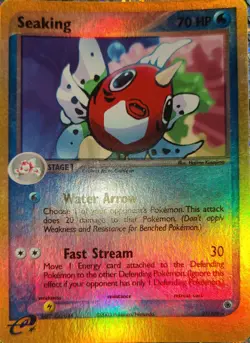 Seaking 21/109 EX Ruby Sapphire Reverse Holo Pokemon Card NM/LP - Image 1