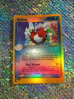 Seaking 21/109 EX Ruby Sapphire Reverse Holo Pokemon Card NM/LP - Image 2