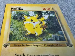 Vintage 1999 Pokemon TCG Pikachu Jungle 60/64 Red Cheeks Rare NM/LP - Image 2