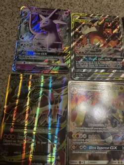 2019 Pokemon Reshiram & Charizard GX SM201 Black Star Promo Weapon 8 Card Lot - Image 2