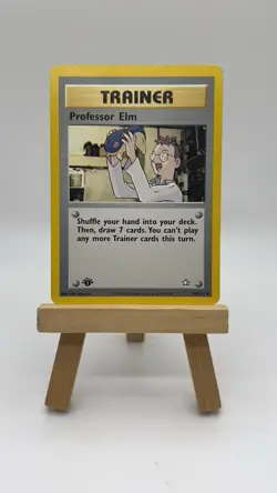 Pokemon TCG - Professor Elm Neo Genesis 96/111 1st Edition Uncommon - LP+ - Image 1