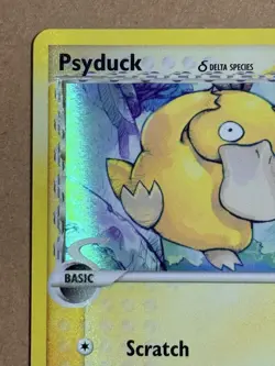 2006 Pokemon EX Holon Phantoms Delta PSYDUCK Rev Foil Holo Stamp 81/110 (NM-MT) - Image 3
