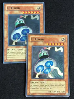YUGIOH UFOROID CRV-EN010 SUPER X2 HP/CREASES - Image 1