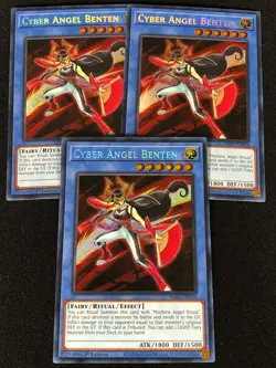 Yugioh Cyber Angel Benten RA01-EN024 1st SECRET X3 (NM) - Image 1