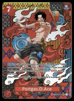 Portgas.D.Ace (SP)-Two Legends(OP08)-Proxy card-High quality-English - Image 1